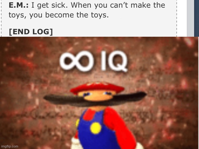 SCP-4666 | image tagged in infinite iq | made w/ Imgflip meme maker