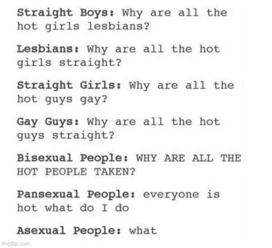 Found this on Pinterest or something | image tagged in bisexual,lgbtq | made w/ Imgflip meme maker