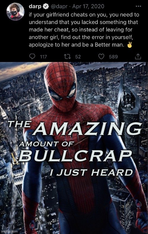 It was indeed amazing | image tagged in the amazing amount of bullcrap i just heard,funny,memes,spiderman | made w/ Imgflip meme maker
