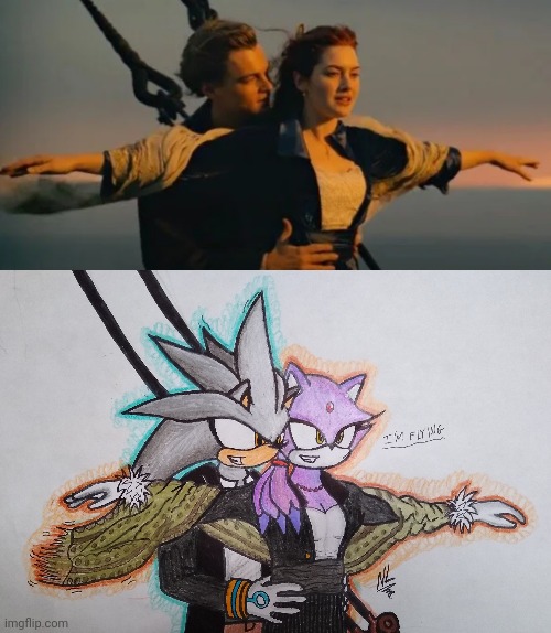This time it's a titanic theme. Hold me jack! | image tagged in jack sparrow being chased,titanic,silvaze,drawings | made w/ Imgflip meme maker