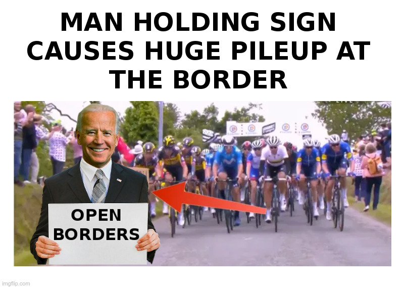 Biden at the Border | image tagged in joe biden,kamala harris,democrats,open borders,border crisis,illegal immigration | made w/ Imgflip meme maker