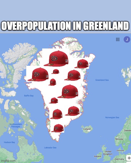 OVERPOPULATION IN GREENLAND | made w/ Imgflip meme maker