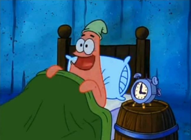 Patrick 3 am in bed Blank Meme Template