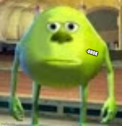 Sully Wazowski | -OHOK | image tagged in sully wazowski | made w/ Imgflip meme maker