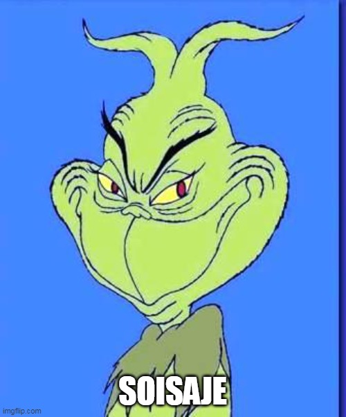 Good Grinch | SOISAJE | image tagged in good grinch | made w/ Imgflip meme maker
