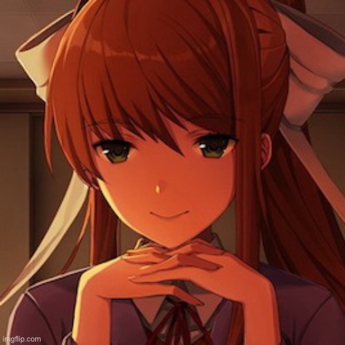 Doki Doki LIterature Club Monika | image tagged in doki doki literature club monika | made w/ Imgflip meme maker