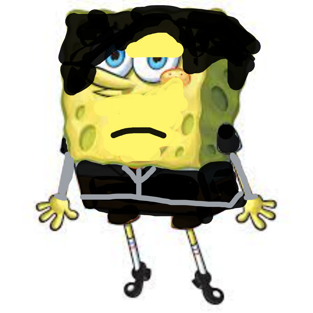 emo spongebob Blank Meme Template