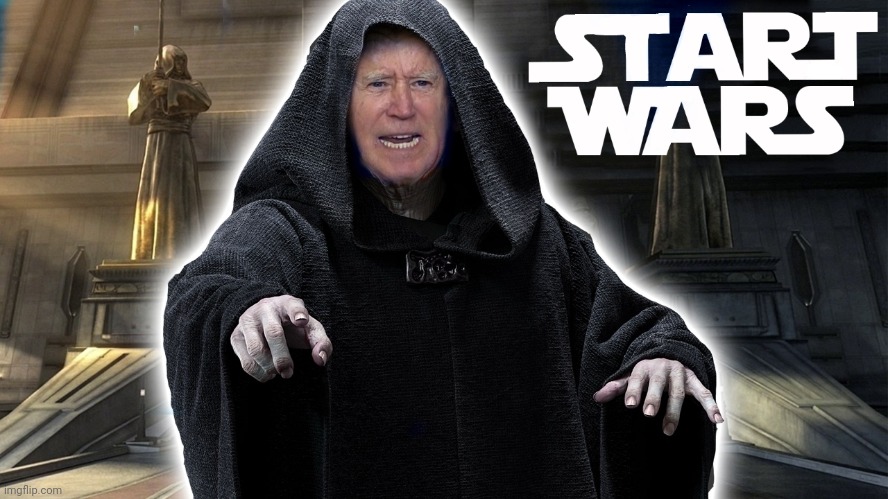 Emperor Biden | image tagged in joe biden,star wars meme,political meme,star wars emperor,satire | made w/ Imgflip meme maker