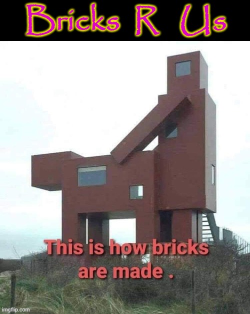 Bricks R Us | Bricks  R   Us | image tagged in shaggy meme | made w/ Imgflip meme maker