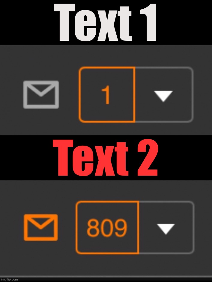 1 notification vs. 809 notifications with message | Text 1; Text 2 | image tagged in 1 notification vs 809 notifications with message,notifications,imgflip,imgflip humor,imgflip hack | made w/ Imgflip meme maker