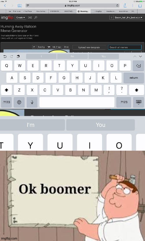 alrighty then | image tagged in i-i'm you,ok boomer | made w/ Imgflip meme maker