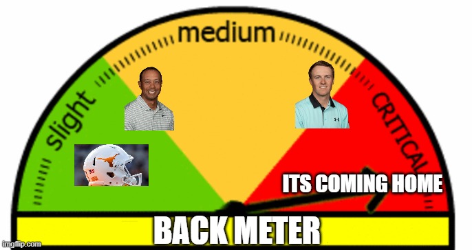Its coming home back meter | ITS COMING HOME; BACK METER | image tagged in generic meter | made w/ Imgflip meme maker