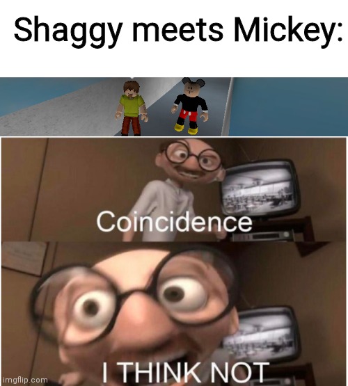 Shaggy meets Mickey: | image tagged in funny,gifs,memes,lol,fun,funny memes | made w/ Imgflip meme maker