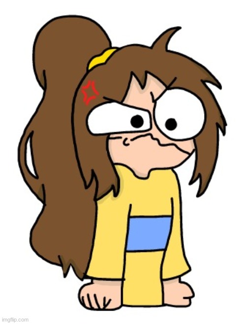 image tagged in annoyed lily | made w/ Imgflip meme maker