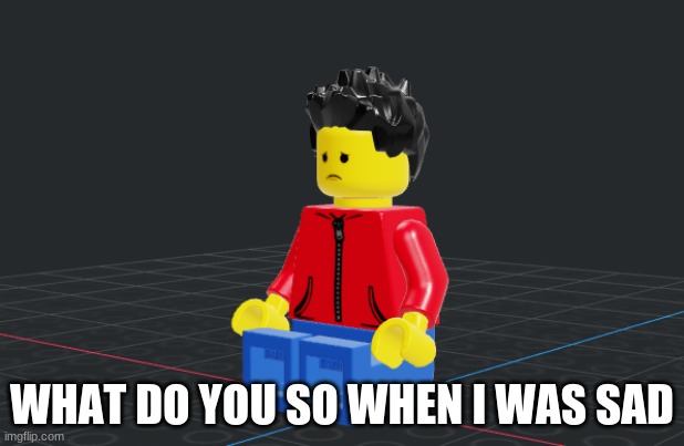 WHAT DO YOU SO WHEN I WAS SAD | made w/ Imgflip meme maker