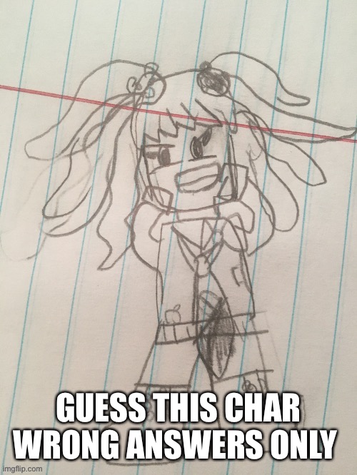 GUESS THIS CHAR WRONG ANSWERS ONLY | made w/ Imgflip meme maker