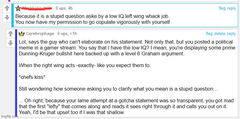 Sometimes calling people out for their bullshit is insult enough. | made w/ Imgflip meme maker