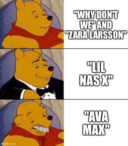 The ROBLOX Concert Events RANKED | "WHY DON'T WE" AND "ZARA LARSSON"; "LIL NAS X"; "AVA MAX" | image tagged in best better blurst | made w/ Imgflip meme maker