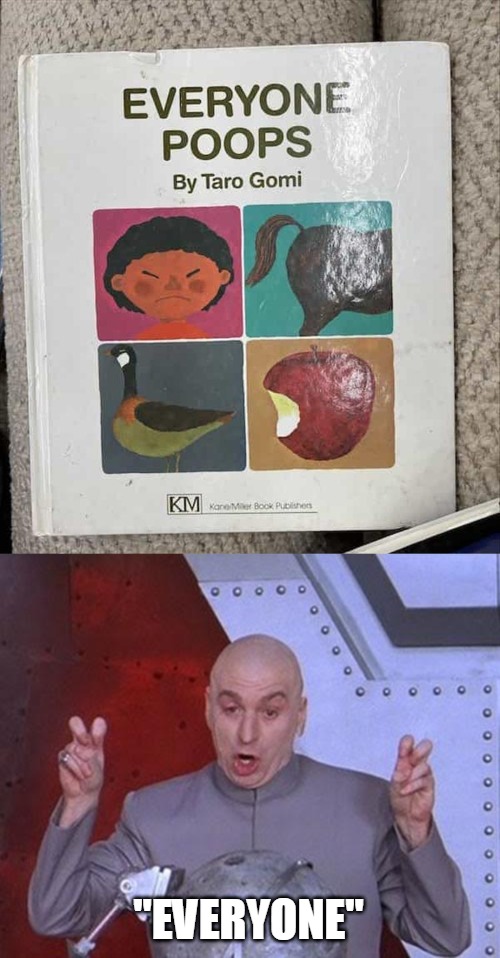 "EVERYONE" | image tagged in memes,dr evil laser,books | made w/ Imgflip meme maker
