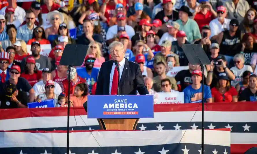 Trump Ohio Rally Blank Meme Template