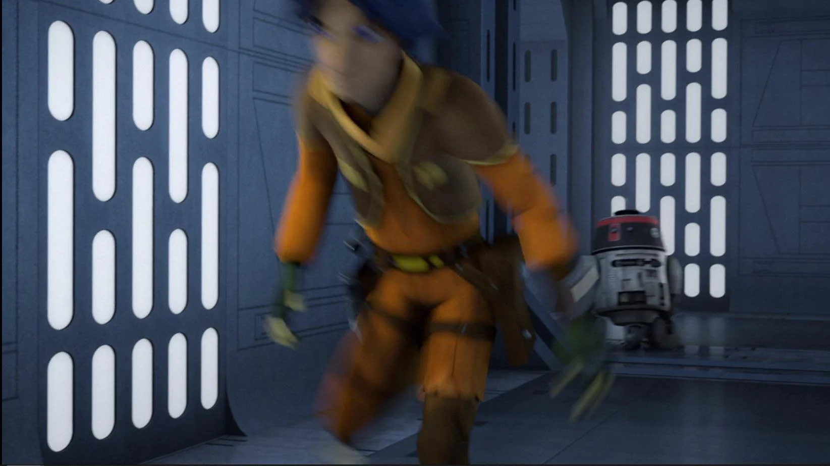 Dude Running From The Floating Dude Rebels Edition Blank Meme Template