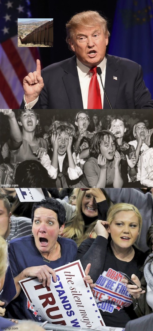 image tagged in trump said,easily impressed beatles fans,trump supporters | made w/ Imgflip meme maker