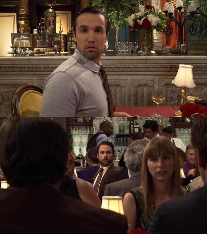 High Quality Mac stares at charlie (always sunny) Blank Meme Template