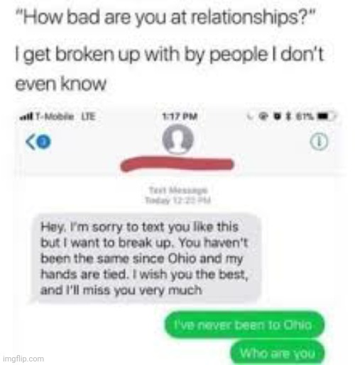 This person is a human repellent lol | image tagged in funny,breakup,oof size large,hide the pain harold | made w/ Imgflip meme maker