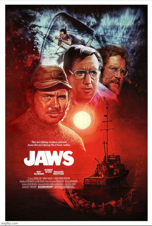 Best 4th of July horror movie? | image tagged in jaws,sharks,4th of july,independence day | made w/ Imgflip meme maker