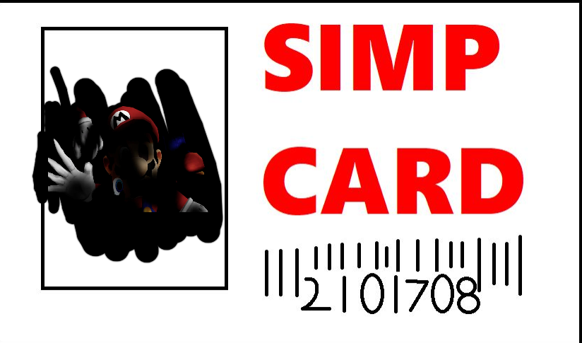 virus's simp card Blank Meme Template