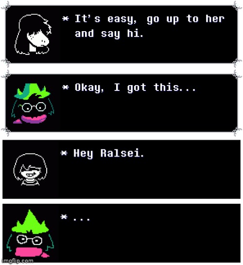 Disclaimer: In my headcanon, Kris is a girl. | made w/ Imgflip meme maker
