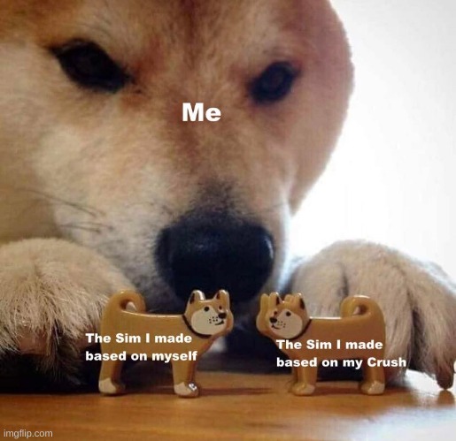 Comment if you also did this | image tagged in doge,sims logic | made w/ Imgflip meme maker