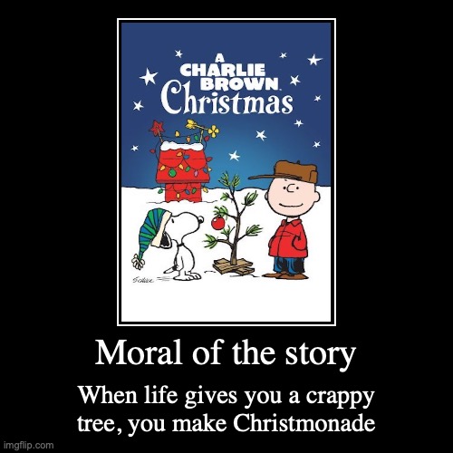 A Charlie Brown Christmas | image tagged in funny,demotivationals,peanuts,charlie brown | made w/ Imgflip demotivational maker