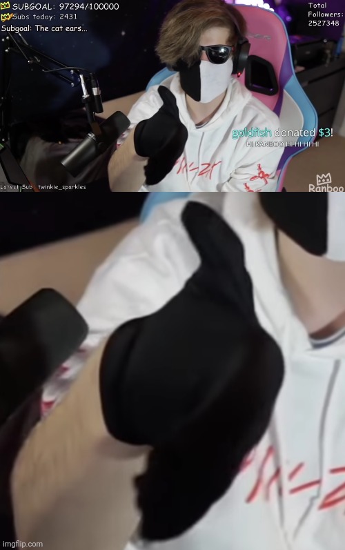 I am a pretzel. -Ranboo | made w/ Imgflip meme maker