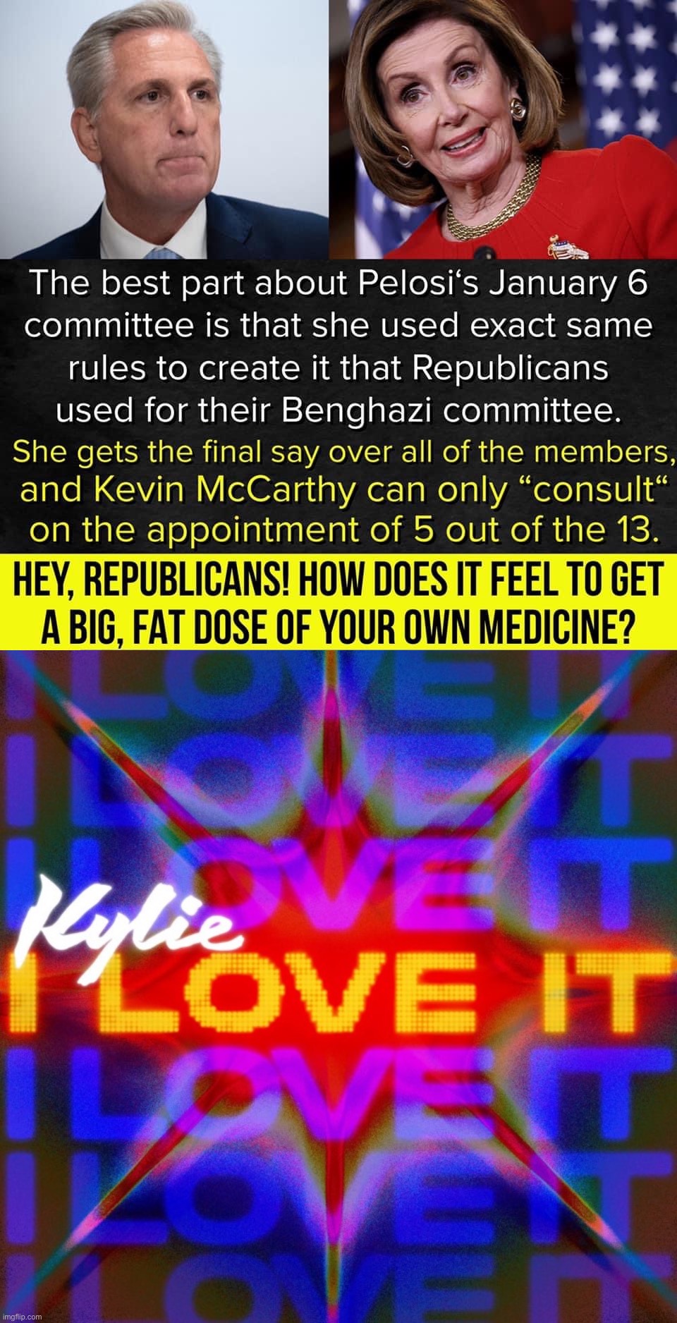 This is quite fantastic | image tagged in pelosi jan 6,kylie i love it,i love it,nancy pelosi,january 6,capitol hill riot | made w/ Imgflip meme maker