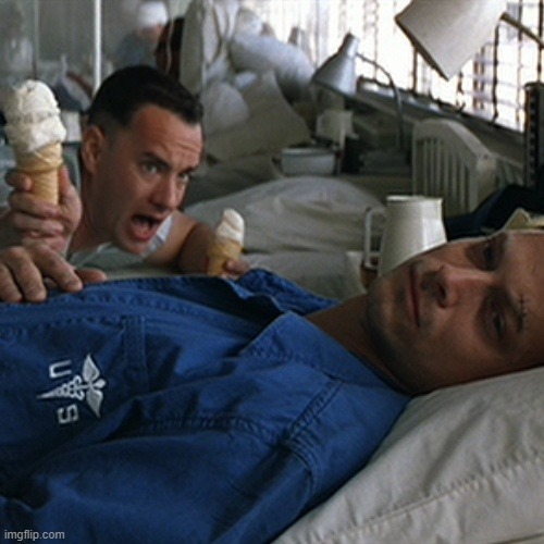 Forrest Gump Ice Cream | image tagged in forrest gump ice cream | made w/ Imgflip meme maker