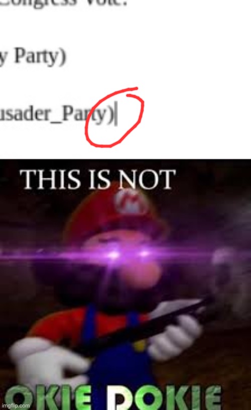 nah jk it’s fine | image tagged in this is not okie dokie | made w/ Imgflip meme maker