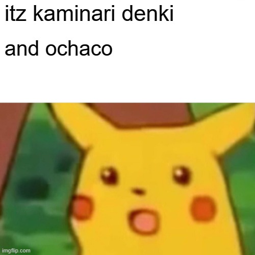 Image result for pikachu vs kaminari