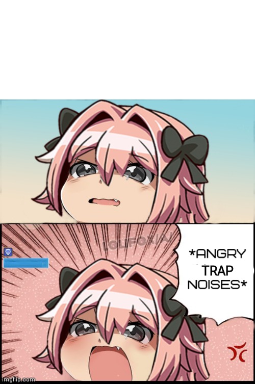 High Quality Angry trap noises Blank Meme Template