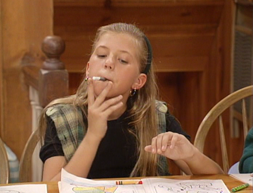 Stephanie "Smoking" a Crayon Blank Meme Template