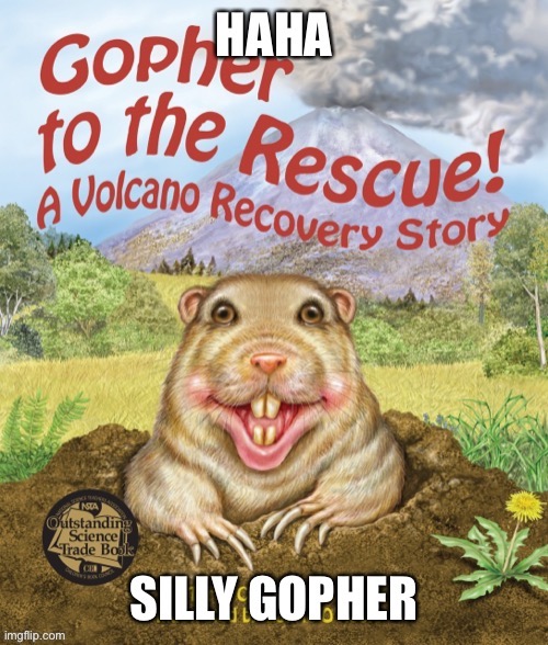 Silly gopher | image tagged in memes | made w/ Imgflip meme maker