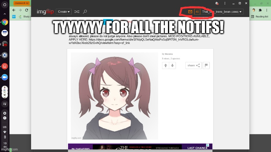 TYYYYYY FOR ALL THE NOTIFS! | made w/ Imgflip meme maker