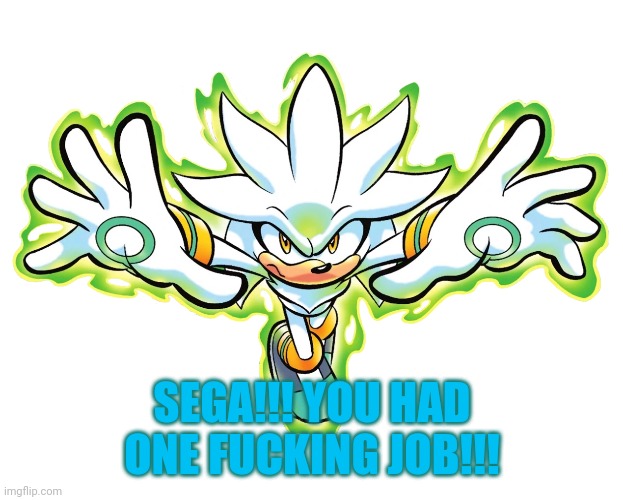 SEGA!!! YOU HAD ONE FUCKING JOB!!! | made w/ Imgflip meme maker