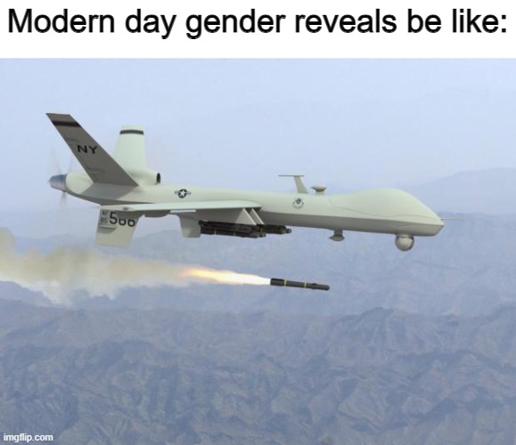 Congrats! | Modern day gender reveals be like: | image tagged in drone,memes,funny,explode,modern day gender reveal | made w/ Imgflip meme maker