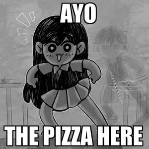 AYO THE PIZZA HERE Blank Meme Template