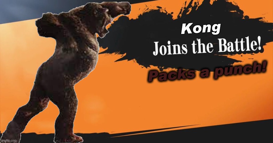 Kong Smash Reveal | Packs a punch! Kong | image tagged in smash bros | made w/ Imgflip meme maker