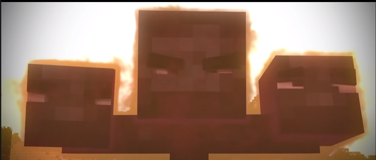 High Quality Minecraft Wither hydra Blank Meme Template