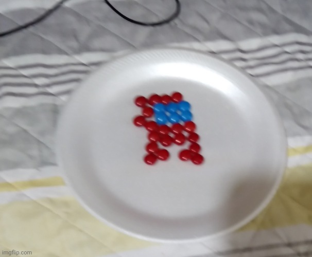I didn't have enough red m&m's :P | made w/ Imgflip meme maker