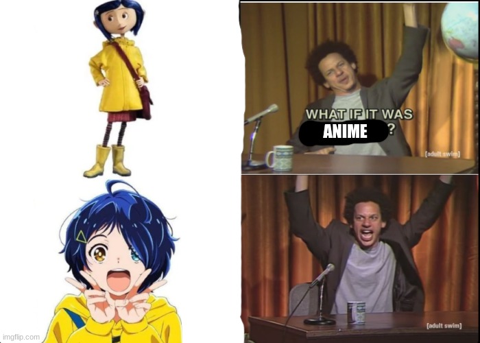 ... | ANIME | image tagged in what if it was purple | made w/ Imgflip meme maker