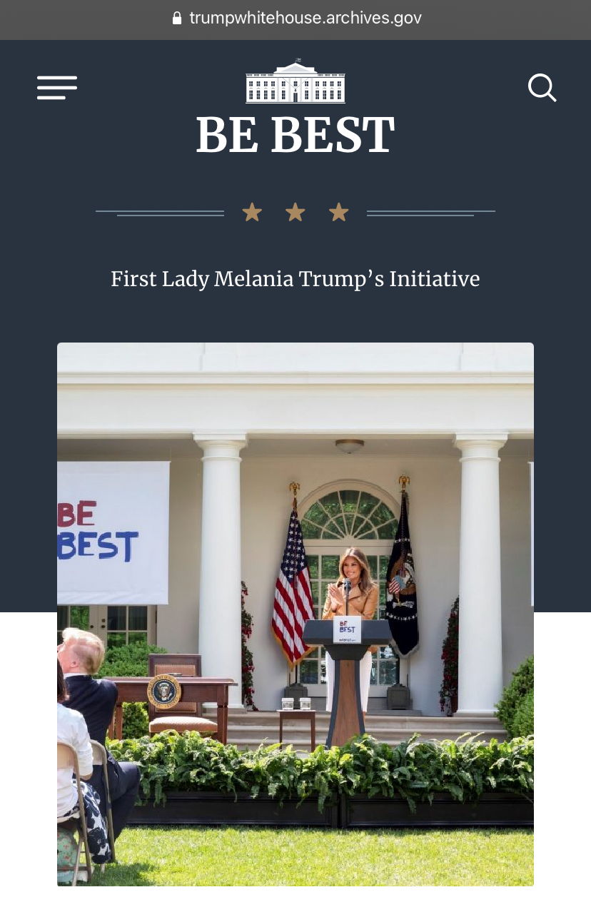 Melania Trump Be Best Blank Meme Template